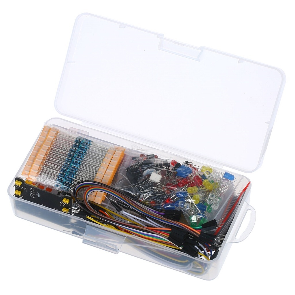 Electronics Components E&E Resistor LEDs Capacitor Jumper Wire ...