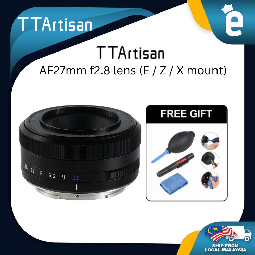 TTArtisan 27mm F2.8 Auto Focus Eye Recognition Camera Lens for Fujifilm/Nikon/Sony Shopee Malaysia