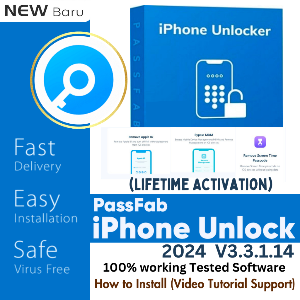 🔥latest🔥 PassFab iPhone Unlock 2024 v3.3.1.14 100 Working Tested