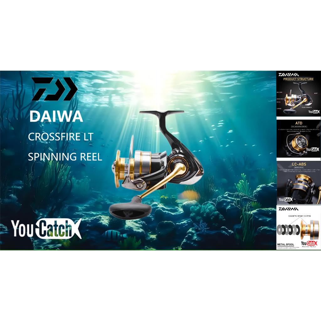 YOUCATCH 2020 DAIWA fishing reel CROSSFIRE LT 1000XH-4BS 2000XH-4BS  SPINNING REEL WITH FREE GIFT