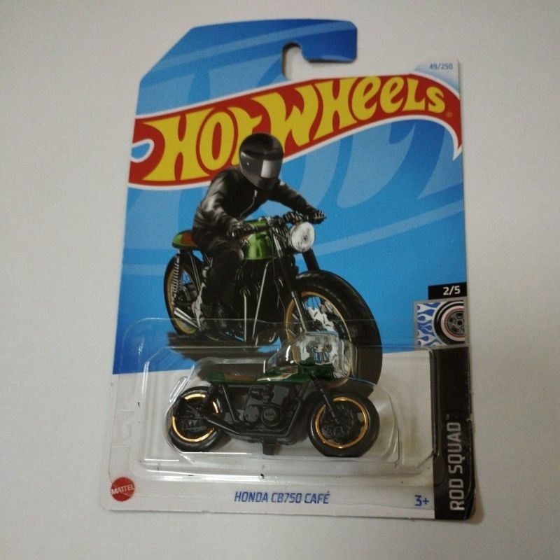 Hot Wheels Honda CB750 Cafe Racer Moto Bike HW Rod Squad | Shopee Malaysia