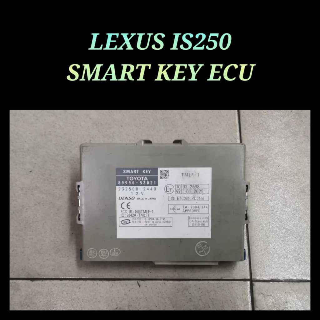Smart Key Module Lexus IS250 GSE20 2005 2013 Smart Key Module