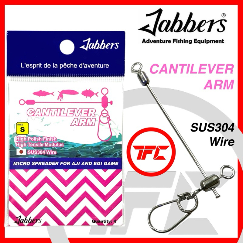 JABBERS Cantilever Arm Micro Spreader For Aji & Egi Game SUS304 Wire ...