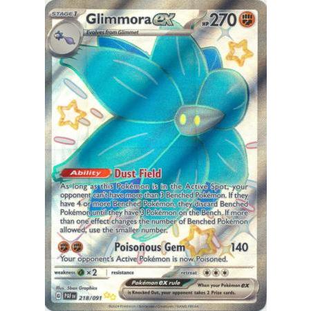 Glimmora ex / 218/091 / Shiny Ultra Rare / Scarlet & Violet Paldean ...