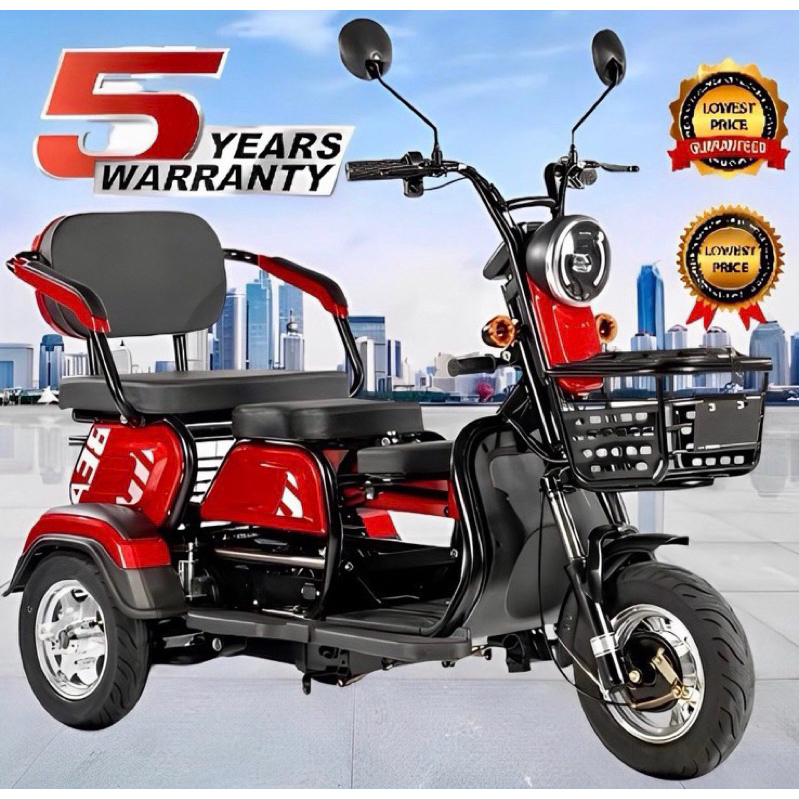 ★S3★ NEW EBIKE 100% Siap Pasang Scooter Electric 3 Wheel Adult Basikal ...