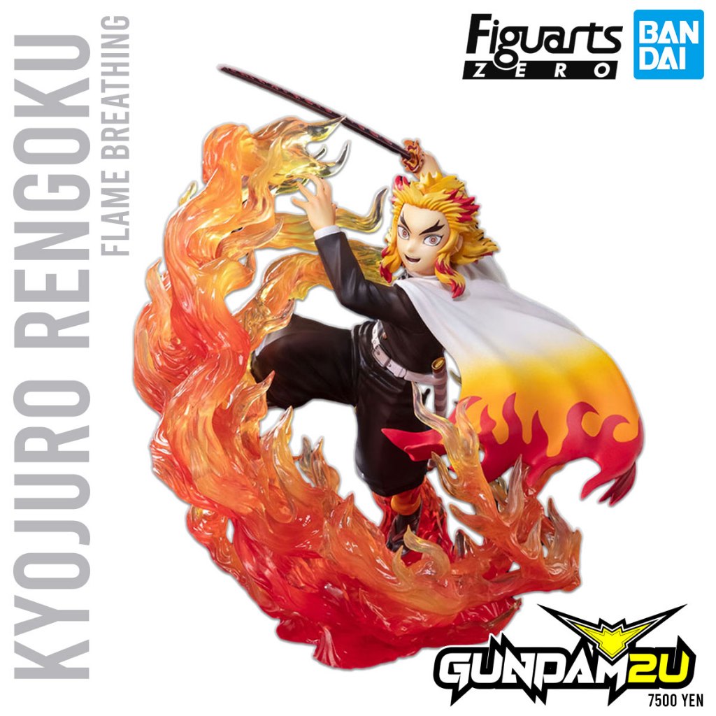 BANDAI Figuarts Zero Kyojuro Rengoku Flame Breathing - Tamashii Nations ...