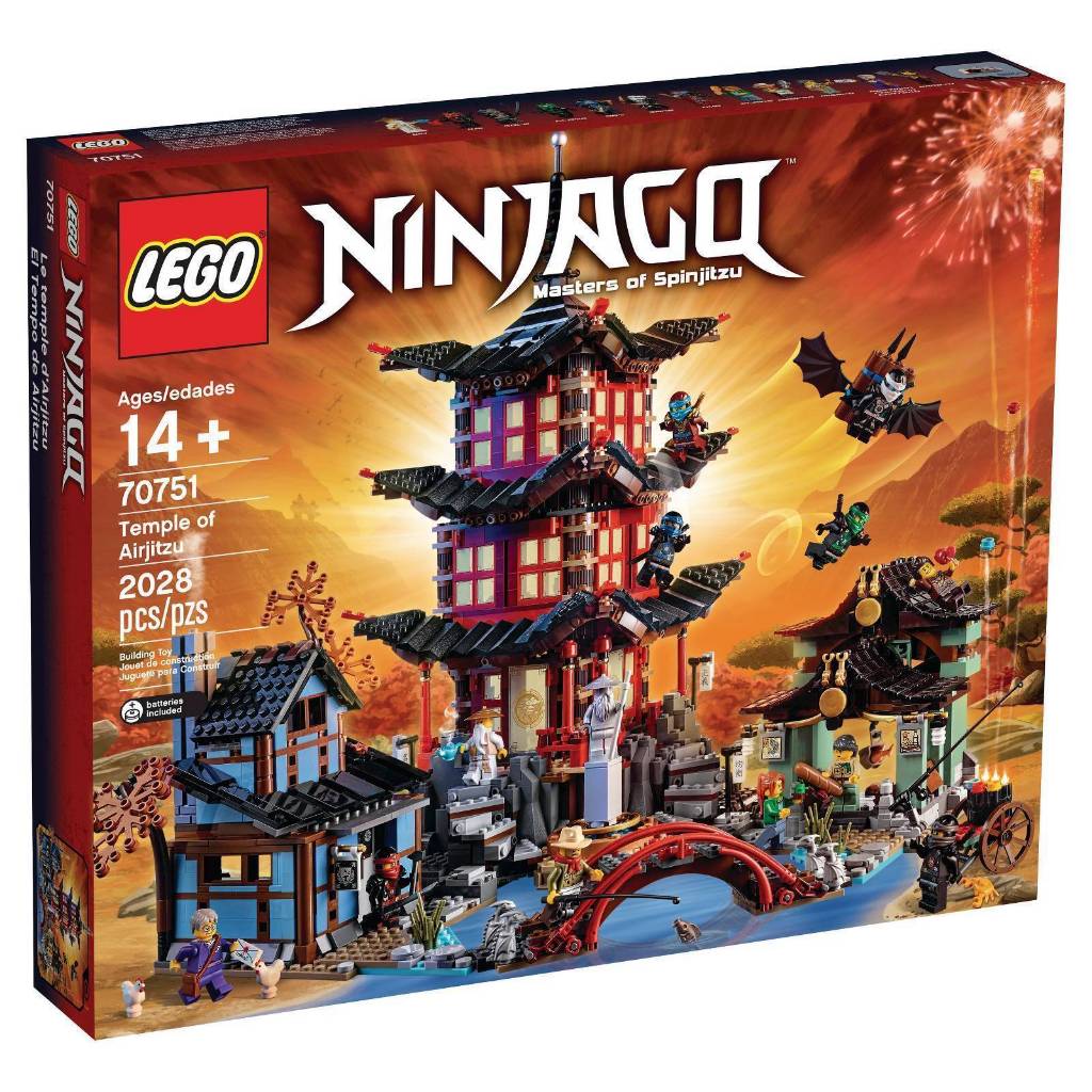 [ACMK] LEGO Ninjago 70751 Temple of Airjitzu | Shopee Malaysia
