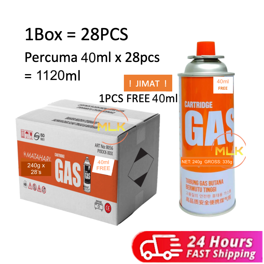 BUTANE GAS/ Refill/Cartridge Burner Butane Gas Outdoor Picnic Camping