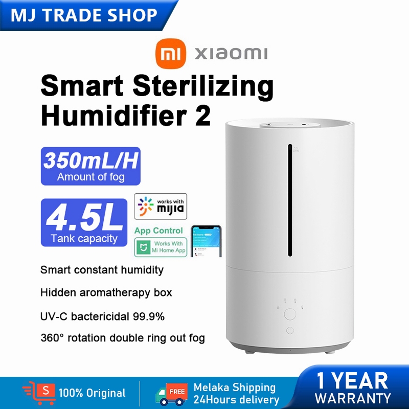 Xiaomi Smart Humidifier 2 UVC-C Instant Sterilize UV Sterilization Air ...