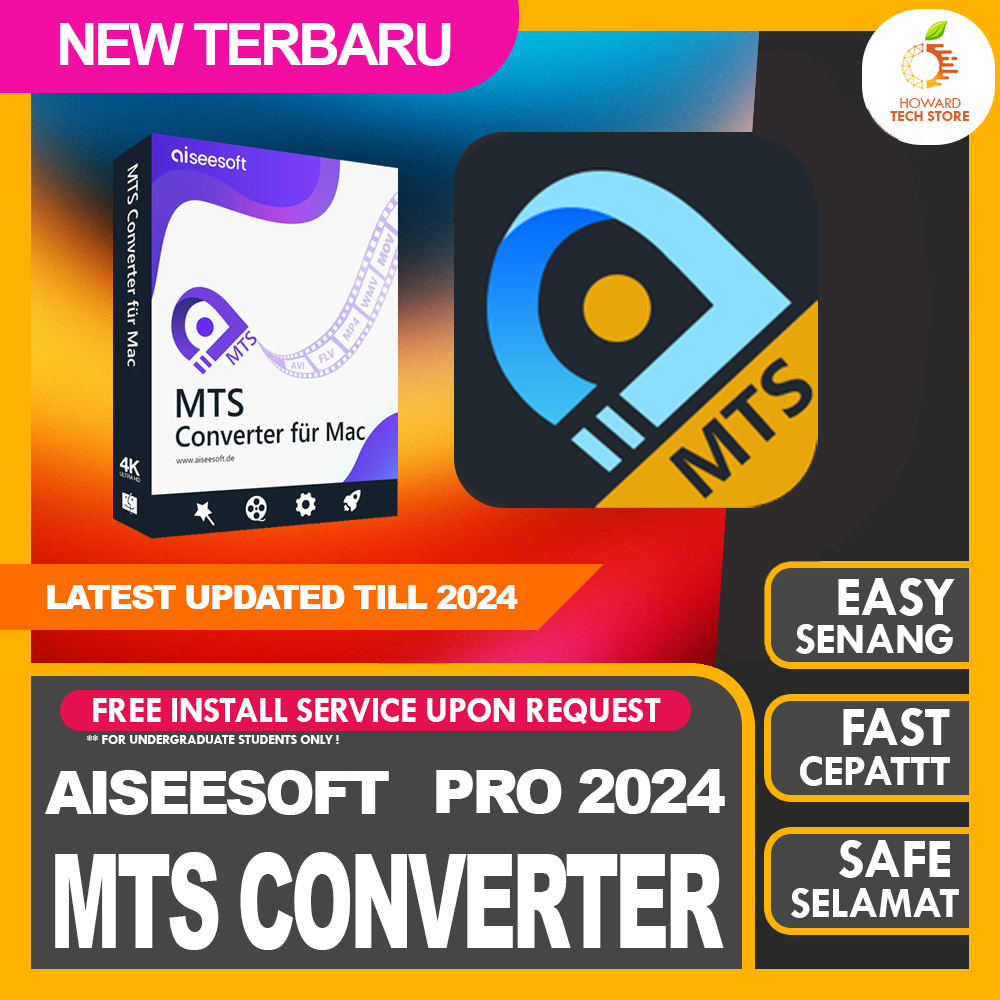Aiseesoft MTS Converter⚡ WITH WARRANTY ⚡LATEST 2024 ⚡ LIFETIME VERSION ⚡ GOOD SUPPORT Shopee