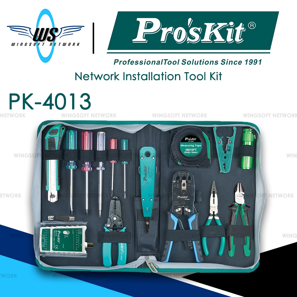 Pro'sKit PK-4013 Network Installation Tool Kit | Shopee Malaysia