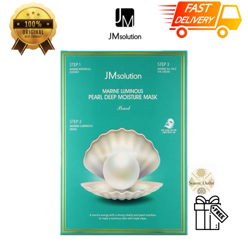 JMsolution Marine Luminous Pearl Deep Mask （1Sheet) | Shopee Malaysia