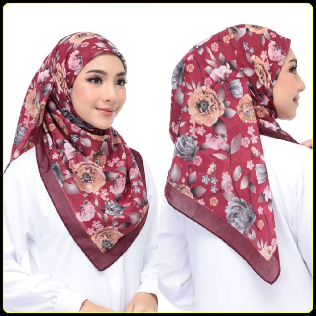 BAWAL COTTON CORAK FLOWER BDG 45 | Shopee Malaysia