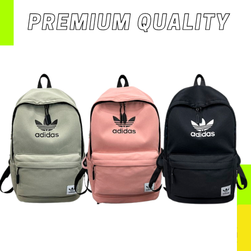 Adidas New Backpack Bag School Fashion Street Style Casual Children Student Backpack Climbing Travel Sports AD2265 Shopee Malaysia
