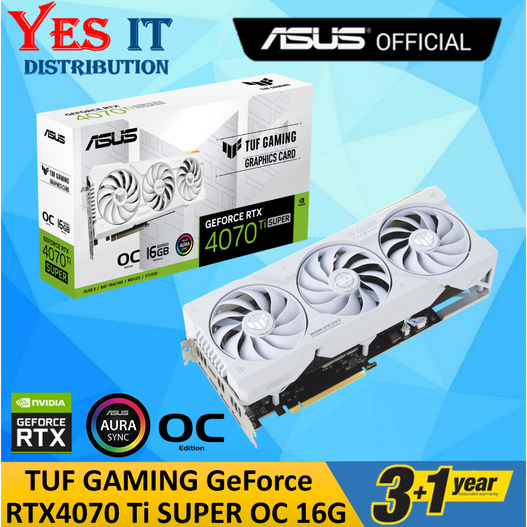 ASUS TUF Gaming GeForce RTX4070Ti 12GB GDDR6X OC / RTX4070Ti SUPER 16GB ...