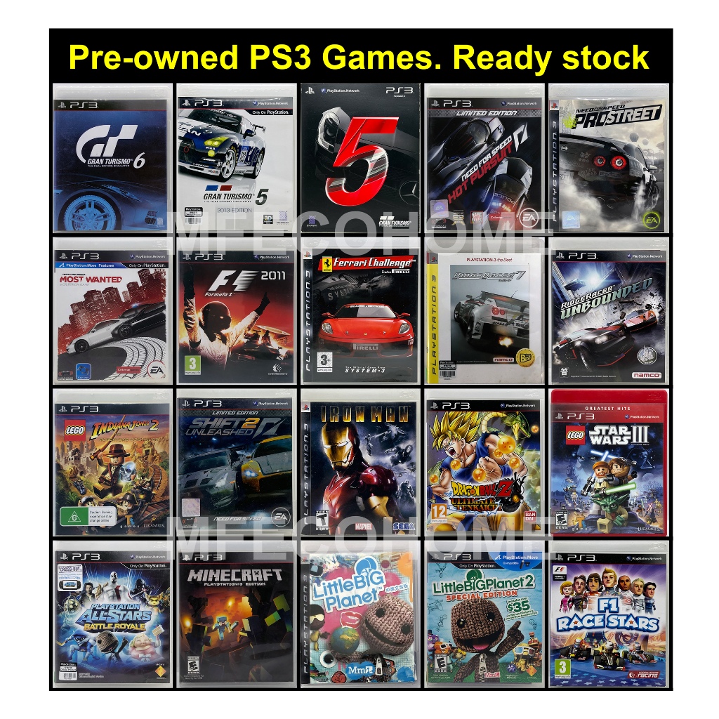 Buy pre best sale owned ps3 games