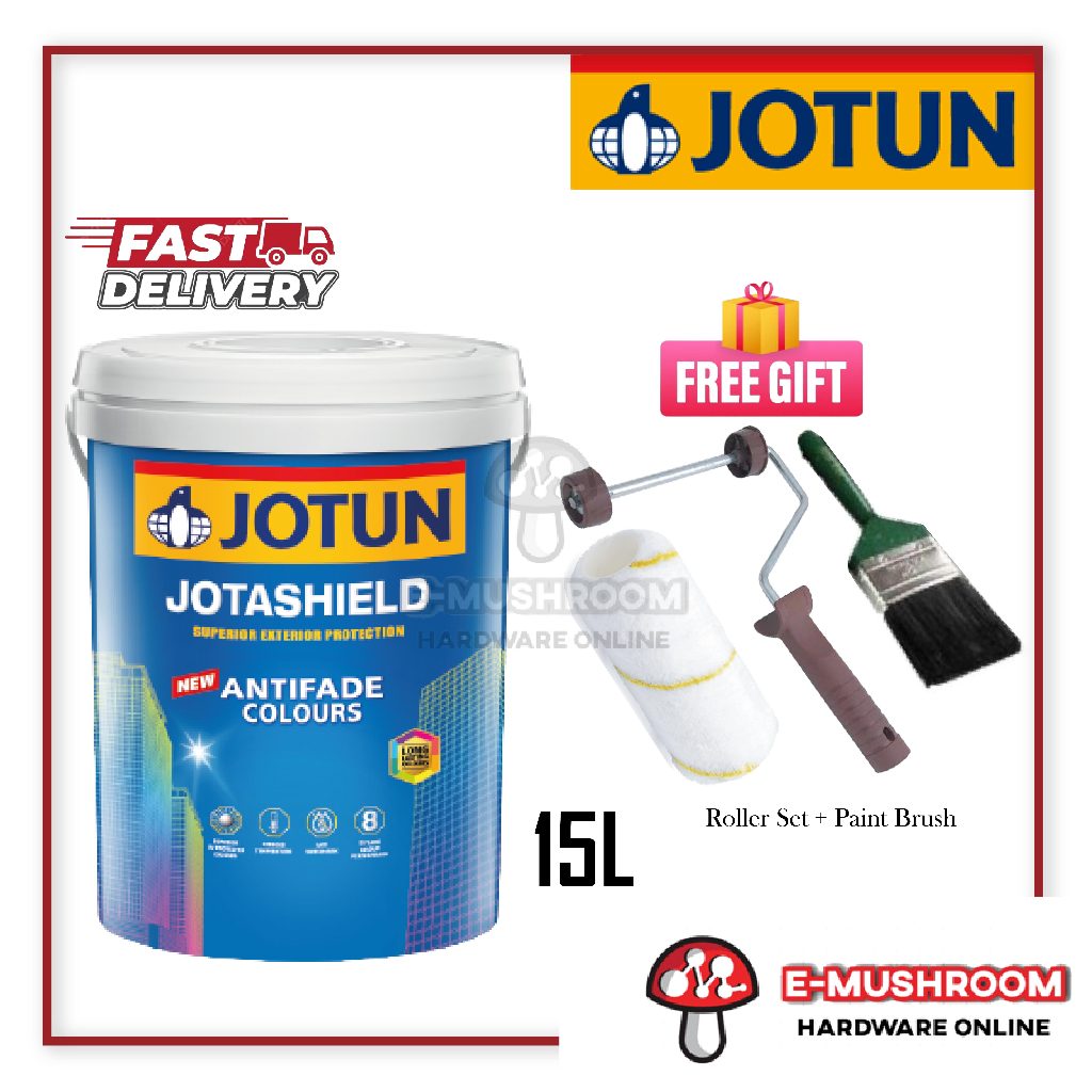 Jotun Jotashield Antifade 15L Exterior Wall Paint/Cat Luar/Jotashield ...