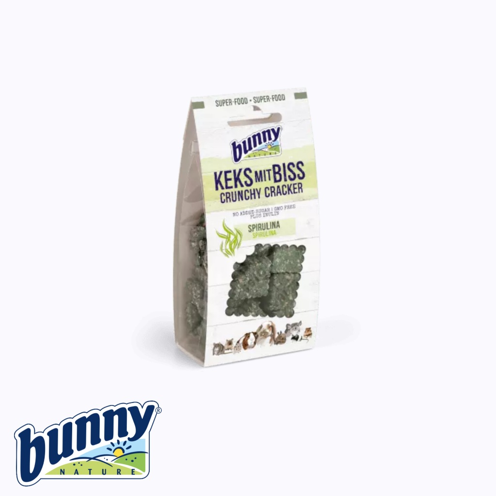 [ 𝐁𝐮𝐧𝐧𝐲 𝐍𝐚𝐭𝐮𝐫𝐞 ] CRUNCHY CRACKER Spirulina Rabbits Guinea Pigs Chinchilla Snack 兔子 天竺鼠 龙猫 零食