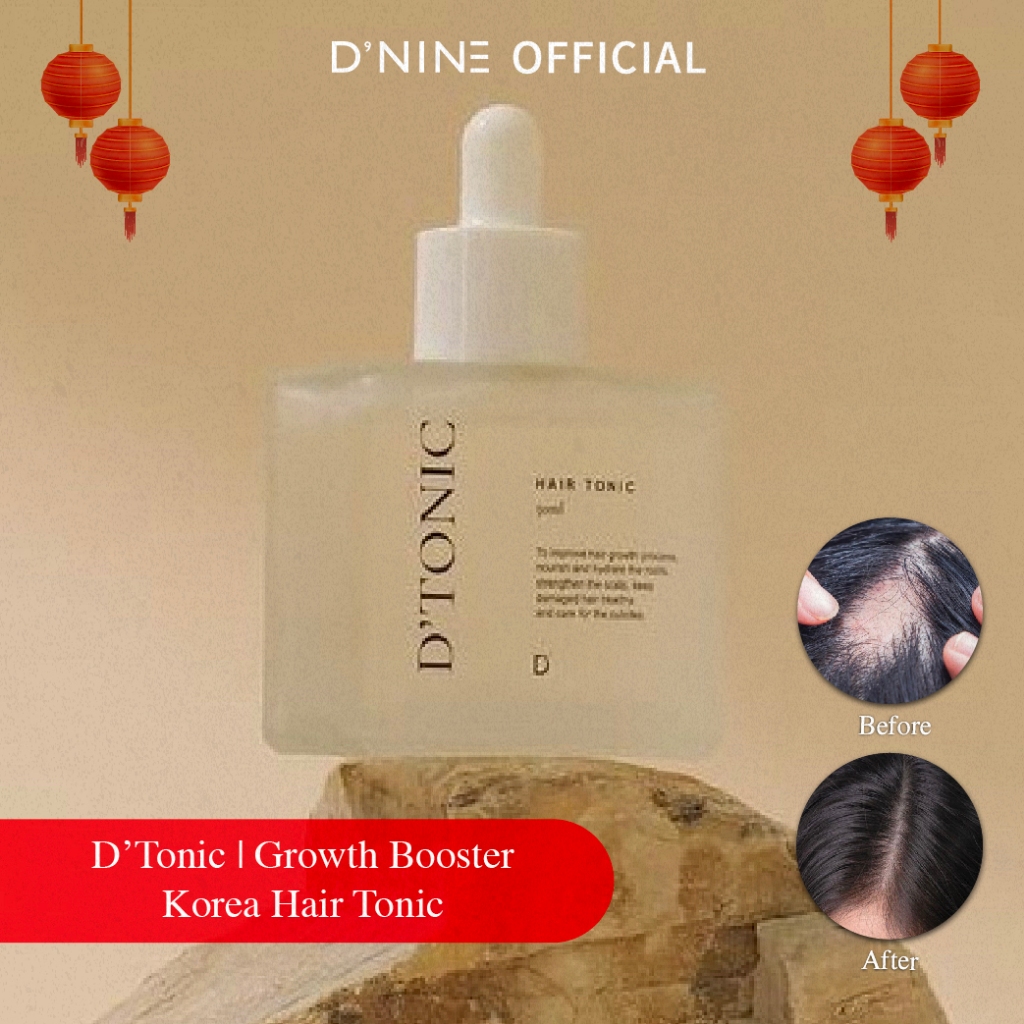 D'NINE™ Dtonic Hair Growth Tonic Booster made in Korea 50ml Shopee