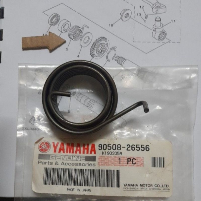 RXZ SPRING TORSION KICK STATER ORIGINAL (JAPAN) | Shopee Malaysia