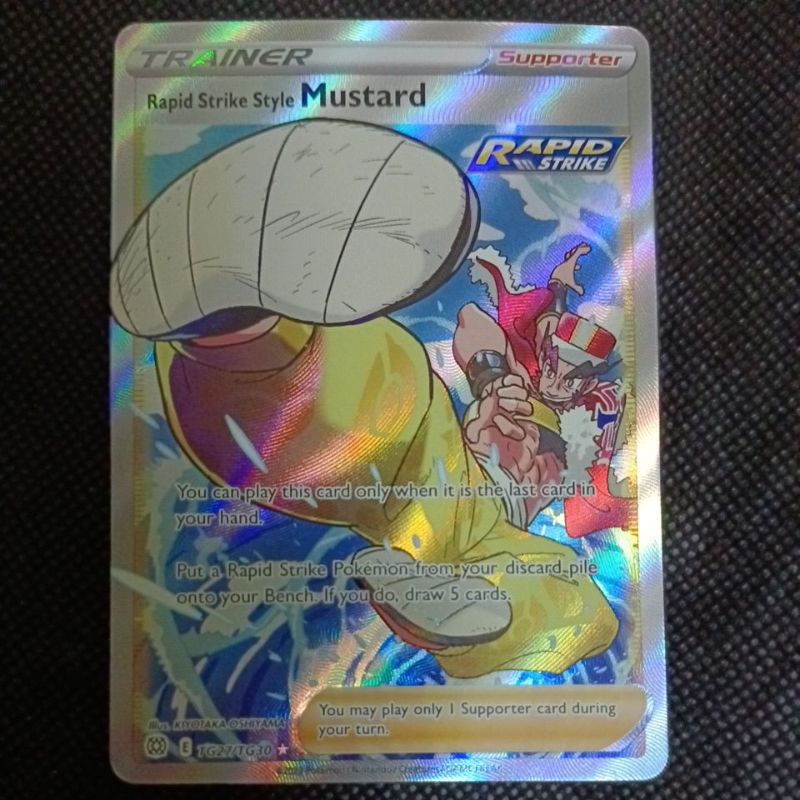 Pokemon Card TCG : Brilliant Stars Trainer Gallery : Rapid Strike Style  Mustard TG27/TG30 or Single Strike Style TG28 | Shopee Malaysia