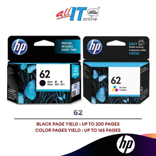 HP 62 Ink Cartridge (Black/Color) ( C2P04AA / C2P06AA )