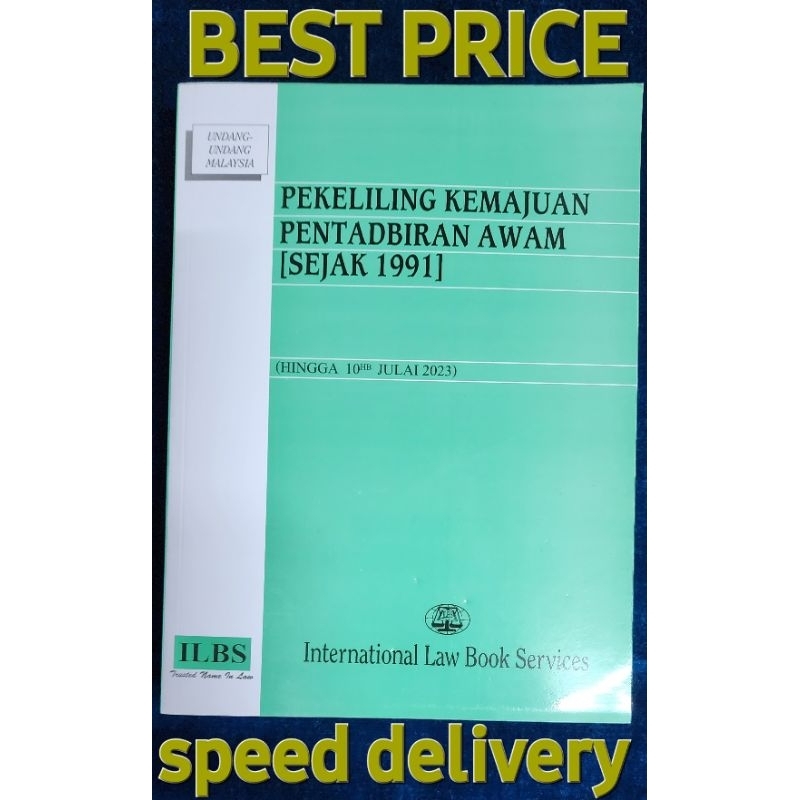 PEKELILING KEMAJUAN PENTADBIRAN AWAM(SEJAK 1991) | Shopee Malaysia