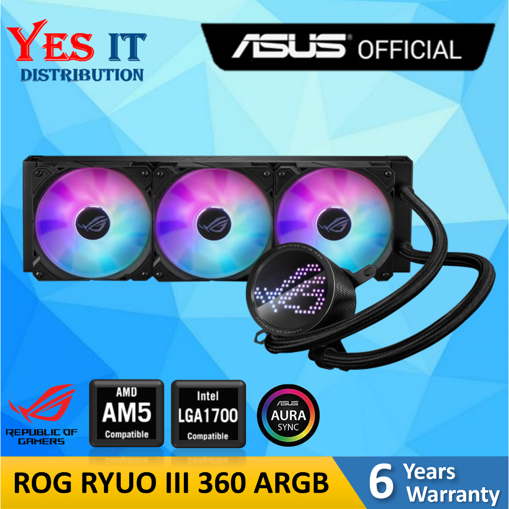 ASUS RYUJIN III 360/ ROG RYUO III 360 ARGB/LC 360 AIO LIQUID/LC III 360 ...