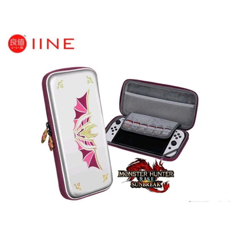 Iine Nintendo Switch Monster Hunter Rise Sunbreak Special Edition Eva Storage Case Carrying