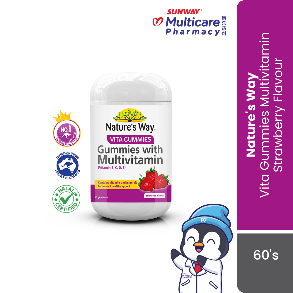 Nature's Way Gummies With Multivitamin 60'S (Exp 11/2024) Shopee