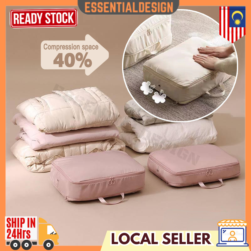 40x30x18cm Jacket Storage Bag Luggage Compression Household Down ...