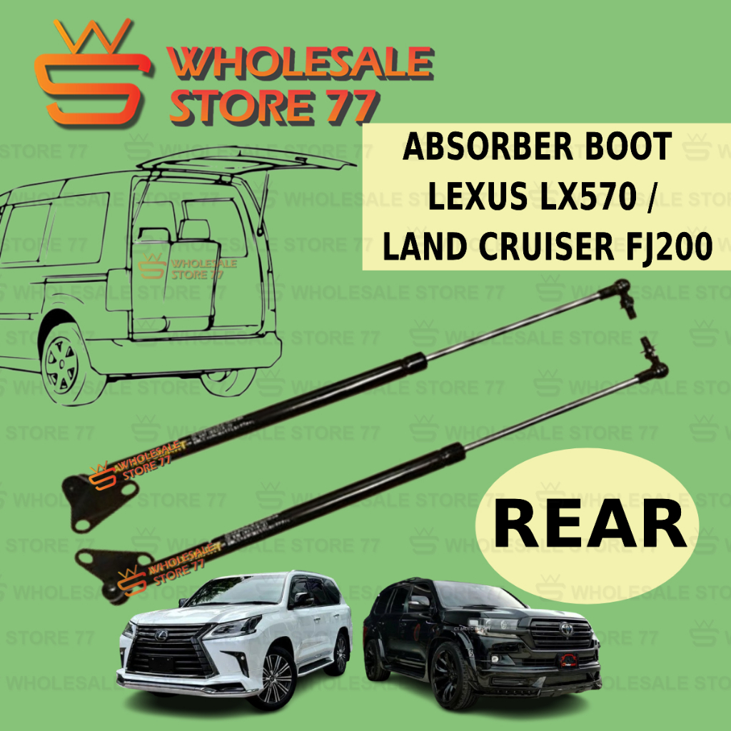 Silentblocs des amortisseurs arrières, Lexus GX/LX, Landcruiser