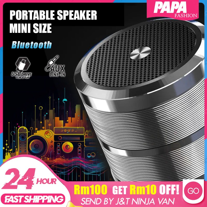 Mini Bluetooth Speaker Bass Portable Outdoor Wireless Audio Speaker ...