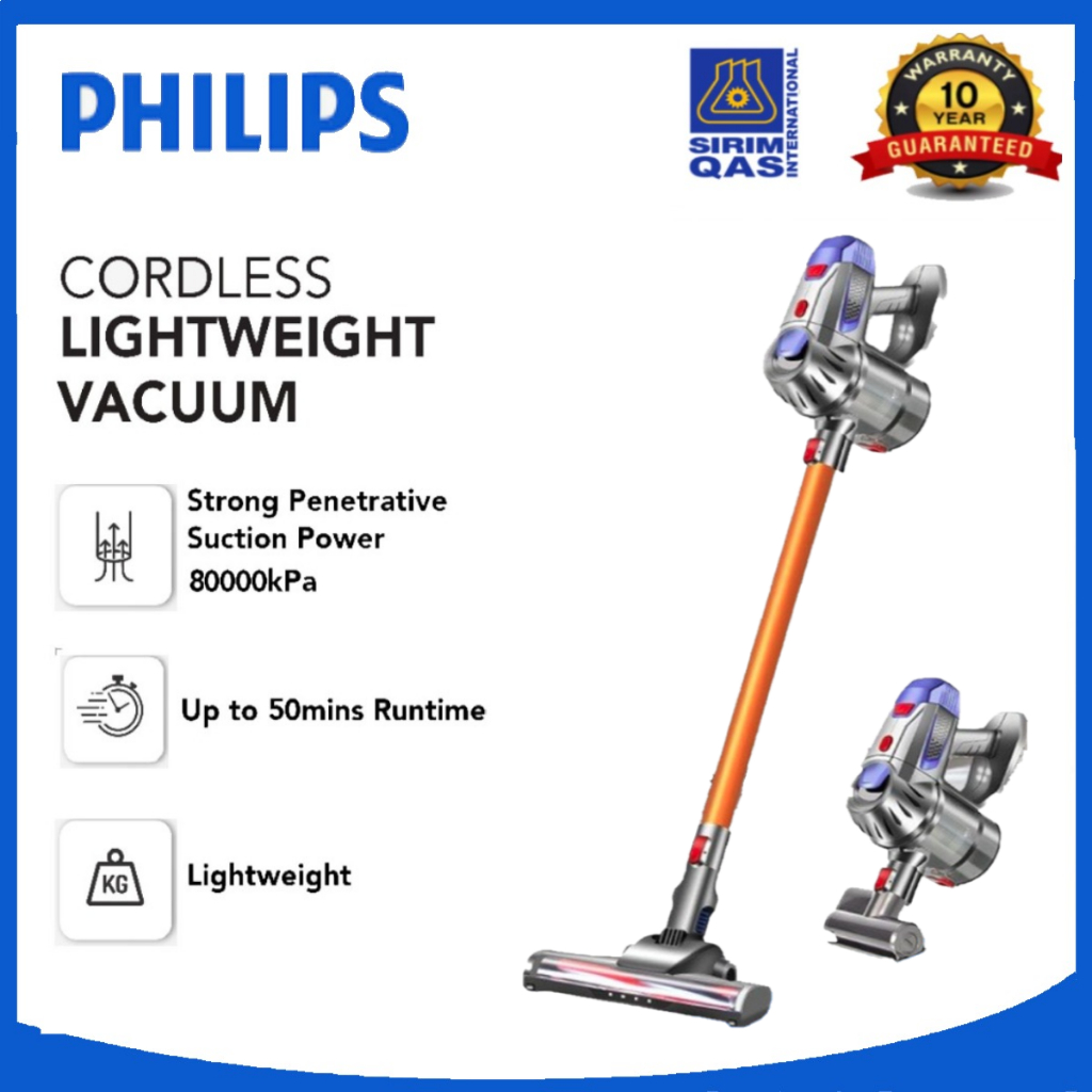 Philips K7 PRO Cordless Vacuum Cleaner High Power Suction Cordless