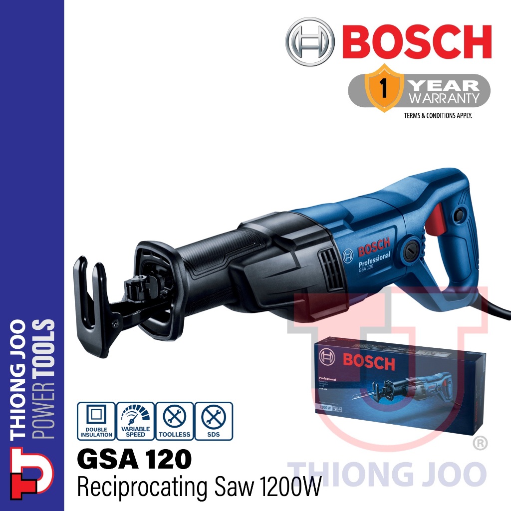 BOSCH GSA 120 RECIPROCATING SAW Shopee Malaysia