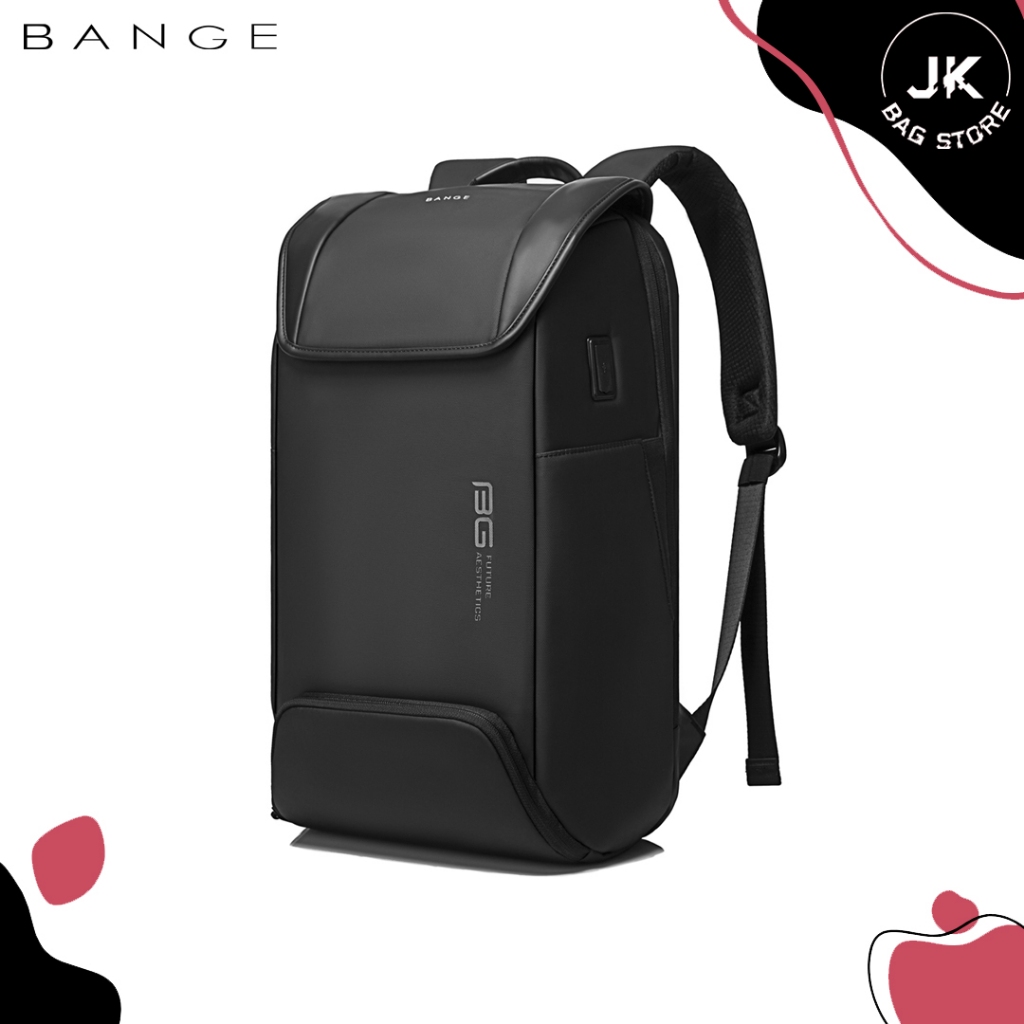 Bange Stylish Antitheft TSA Lock USB Port Backpack (15.6") Shopee