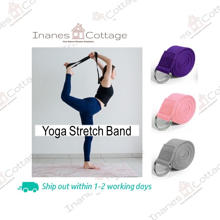 Yoga Stretch Bands Resistance Workout Hip Band, Le... - Grandado