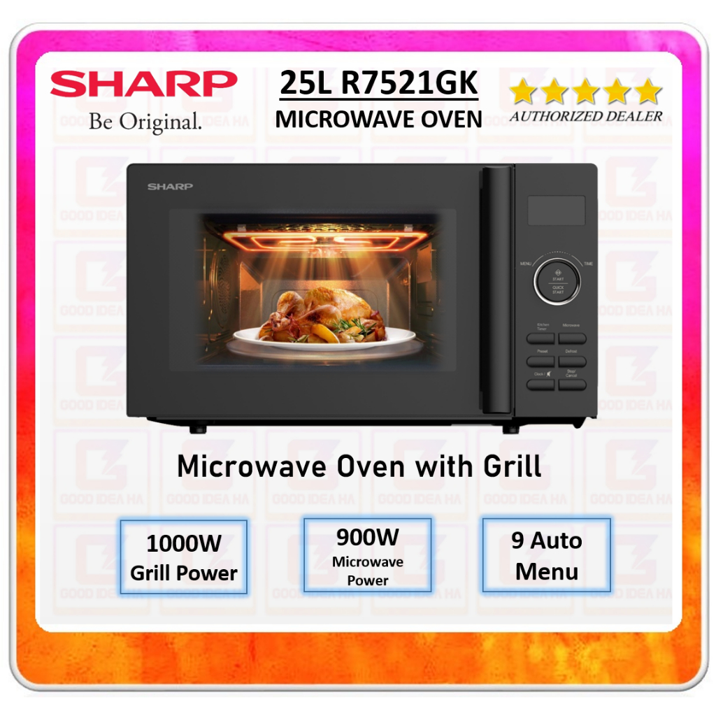 【BEST PRICE】SHARP Microwave Oven R7521GK GRILL / R2321FGK / R639ES