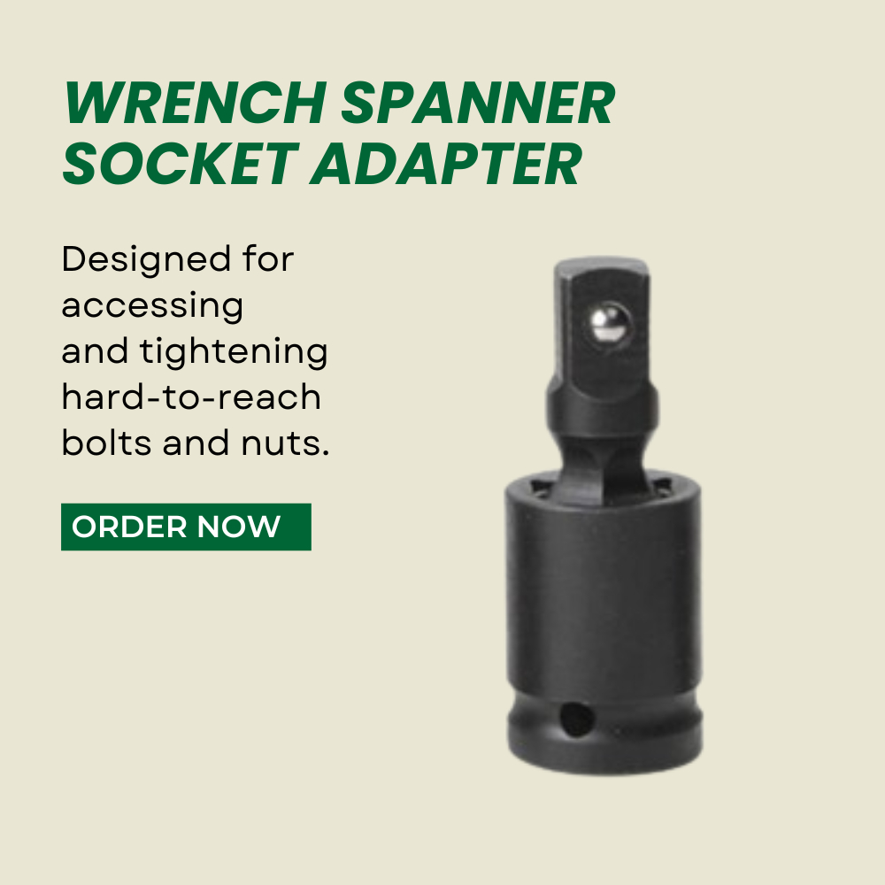 3/8 Inch Adjustable Wrench Ratchet Spanner Socket Adapter for Hard to