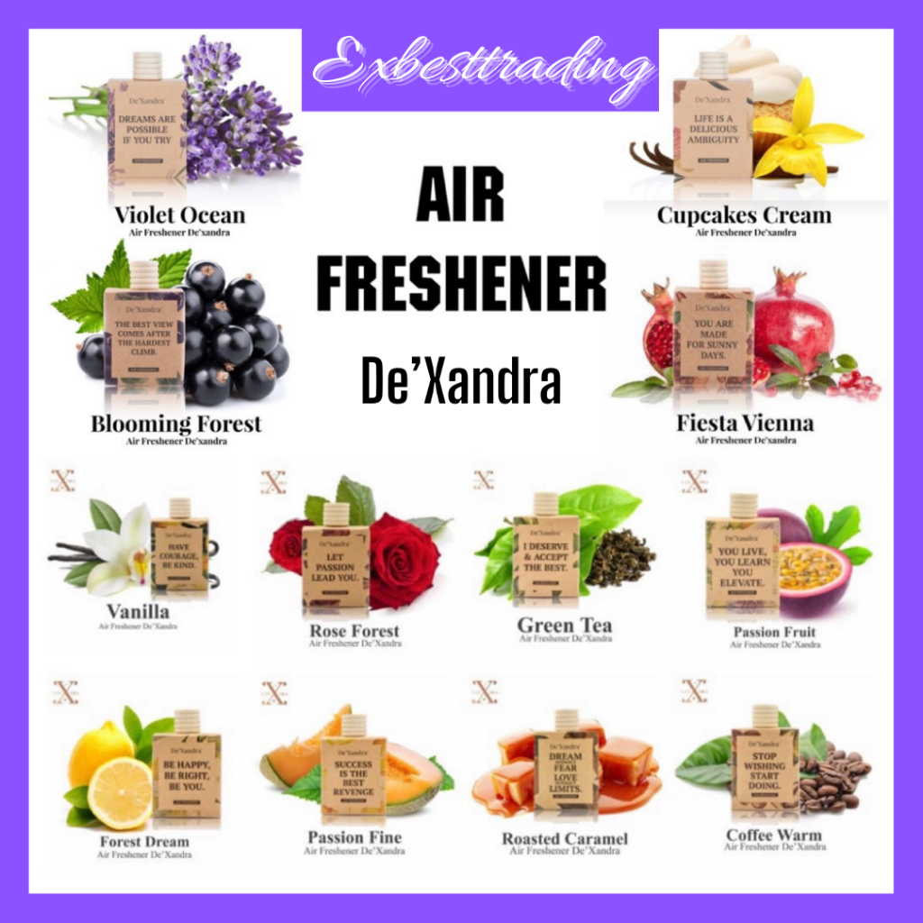 Dexandra Car Perfume Pewangi Kereta Air Freshener Fragrance Fresheners