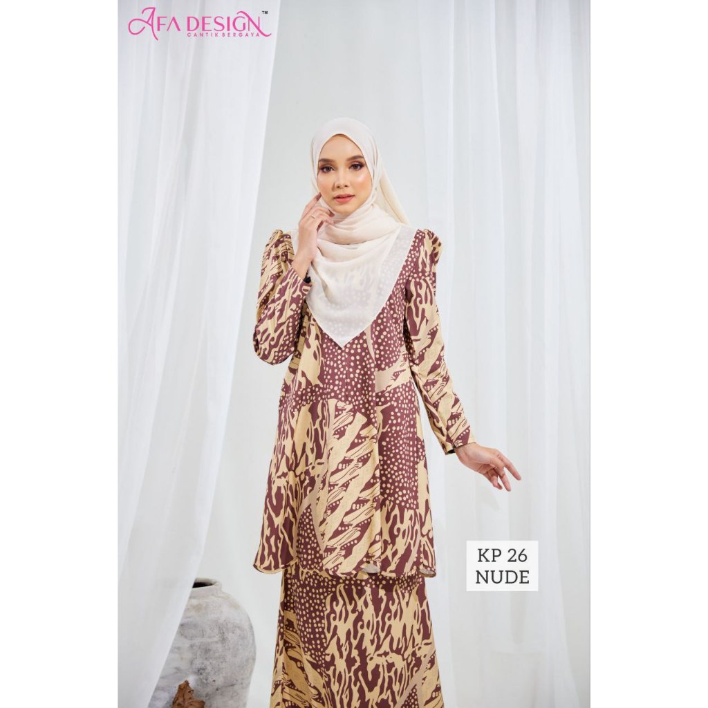 New Arrival Kurung Scallop Baju Kurung Raya 2024 Muslimah Kurung 