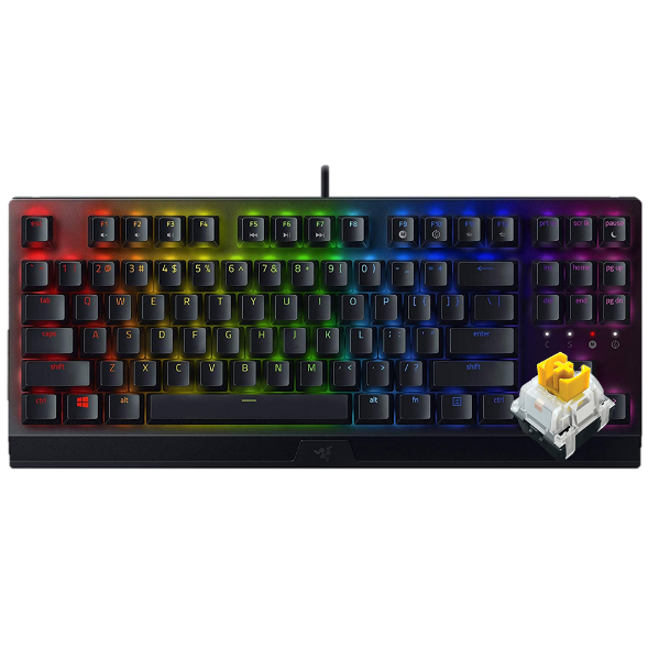 RAZER BLACK WIDOW V3 TKL GAMING USB WIRED KEYBOARD (ROBLOX & POKEMON ...