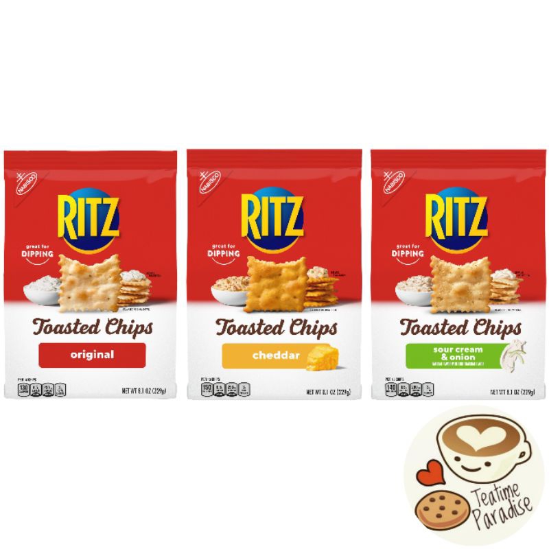 Nabisco Ritz Toasted Chips 229g (Assorted Flavours)(Original / Cheddar