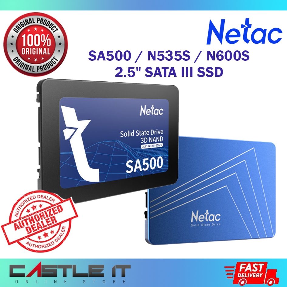 Netac SA500 / N535S / N600S 120GB 240GB 256GB 480GB 512GB 1TB SSD Sata ...