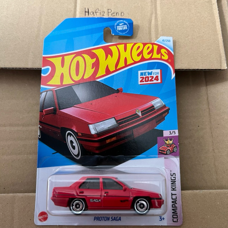 Hot Wheels Proton Saga Red 2024 US Card | Shopee Malaysia
