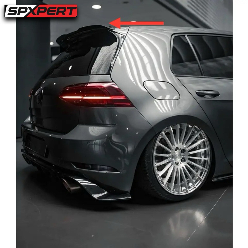 Volkswagen golf mk7 tsi rear spoiler mt design | Shopee Malaysia