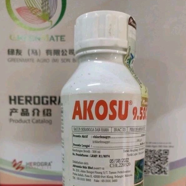 Akosu 9.5 SC 500ml Racun Kutu Thrip Hamama Dan Ulat | Shopee Malaysia