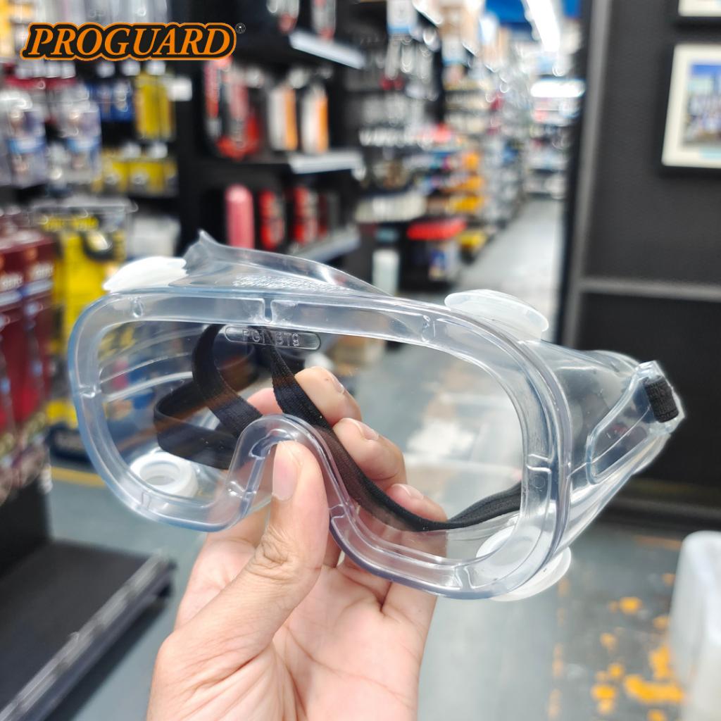 PROGUARD Classix Chemical Safety Goggles Clear PVC Anti Fog Protective ...