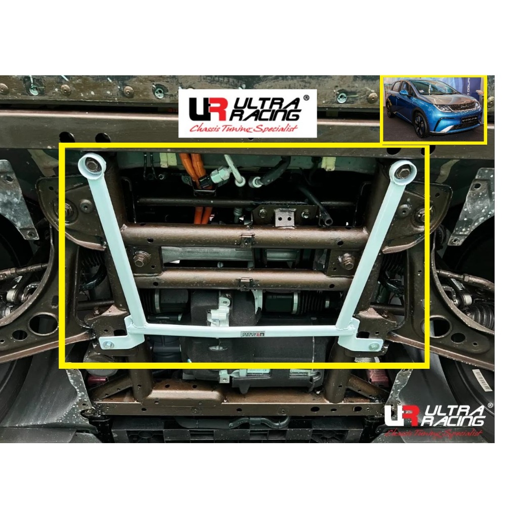 BYD Dolphin 2023 Front Lower Bar 4 Points Member Brace Vehicle Safety