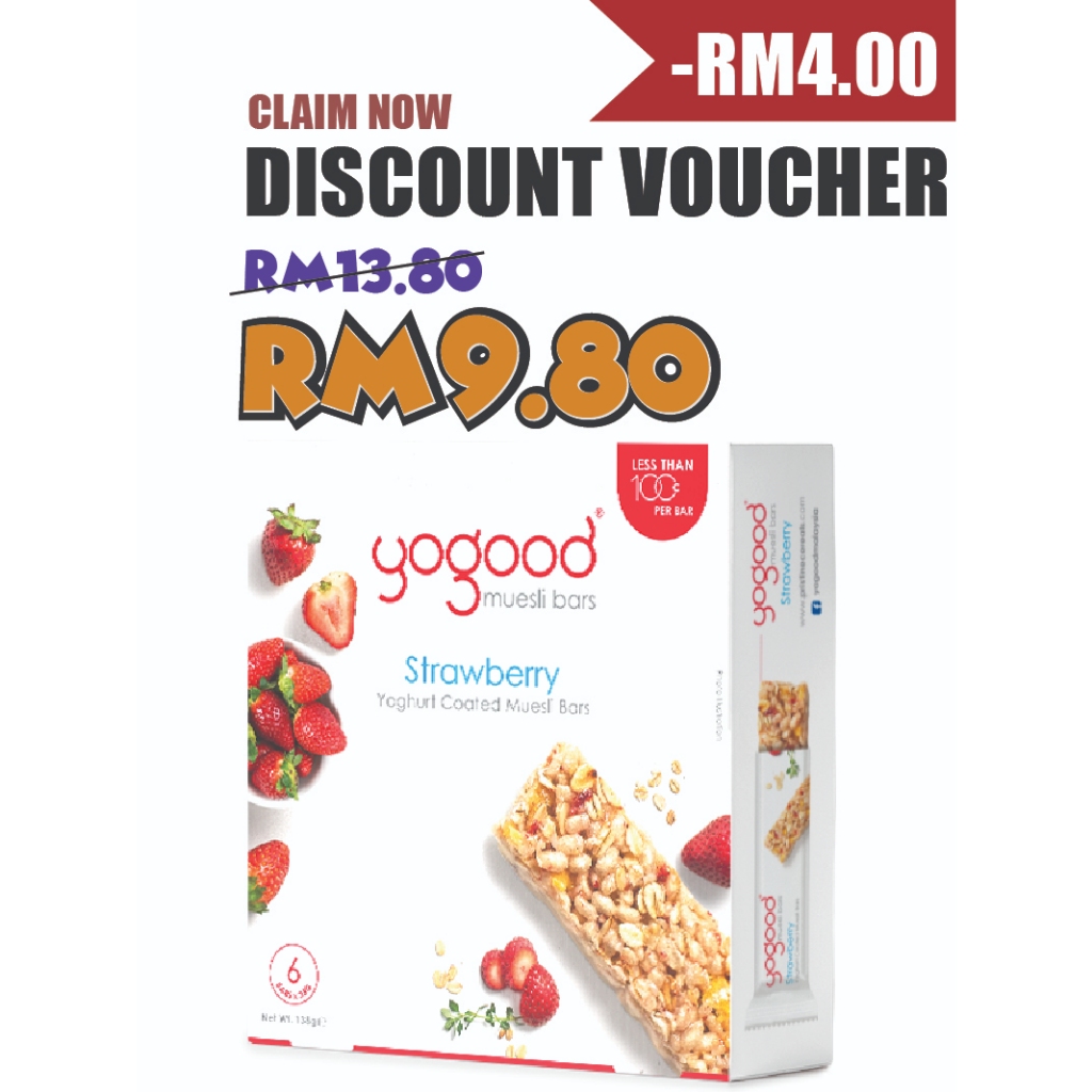 Yogood Muesli Bar HALAL 138g Healthy Breakfast Cereals[Energy Bar /Low